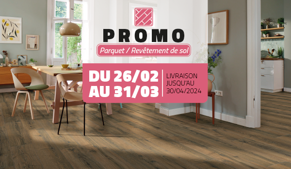 Promotion sur les revêtements de sol